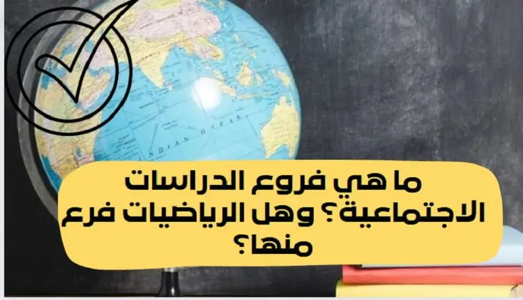 من فروع الدراسات الاجتماعية الرياضيات